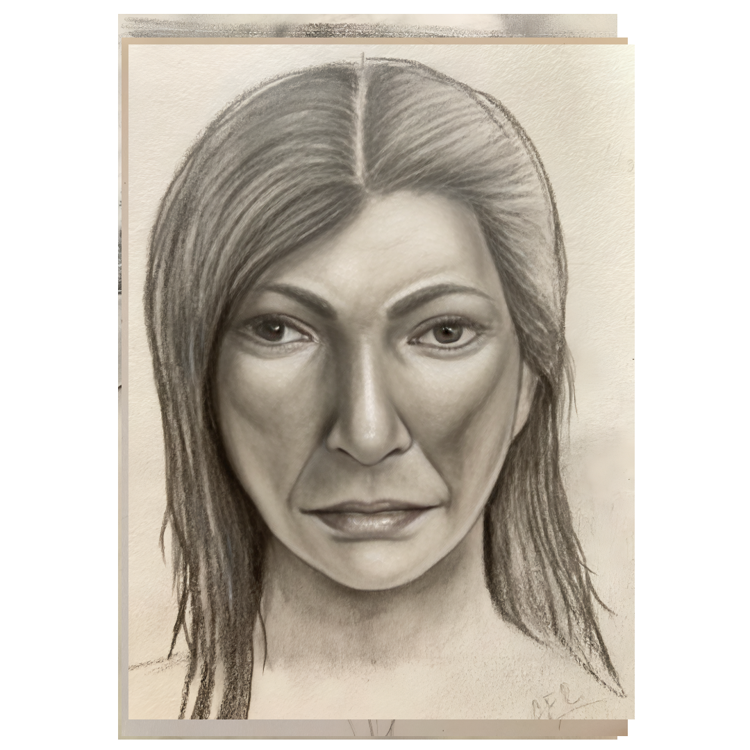 drawing of woman