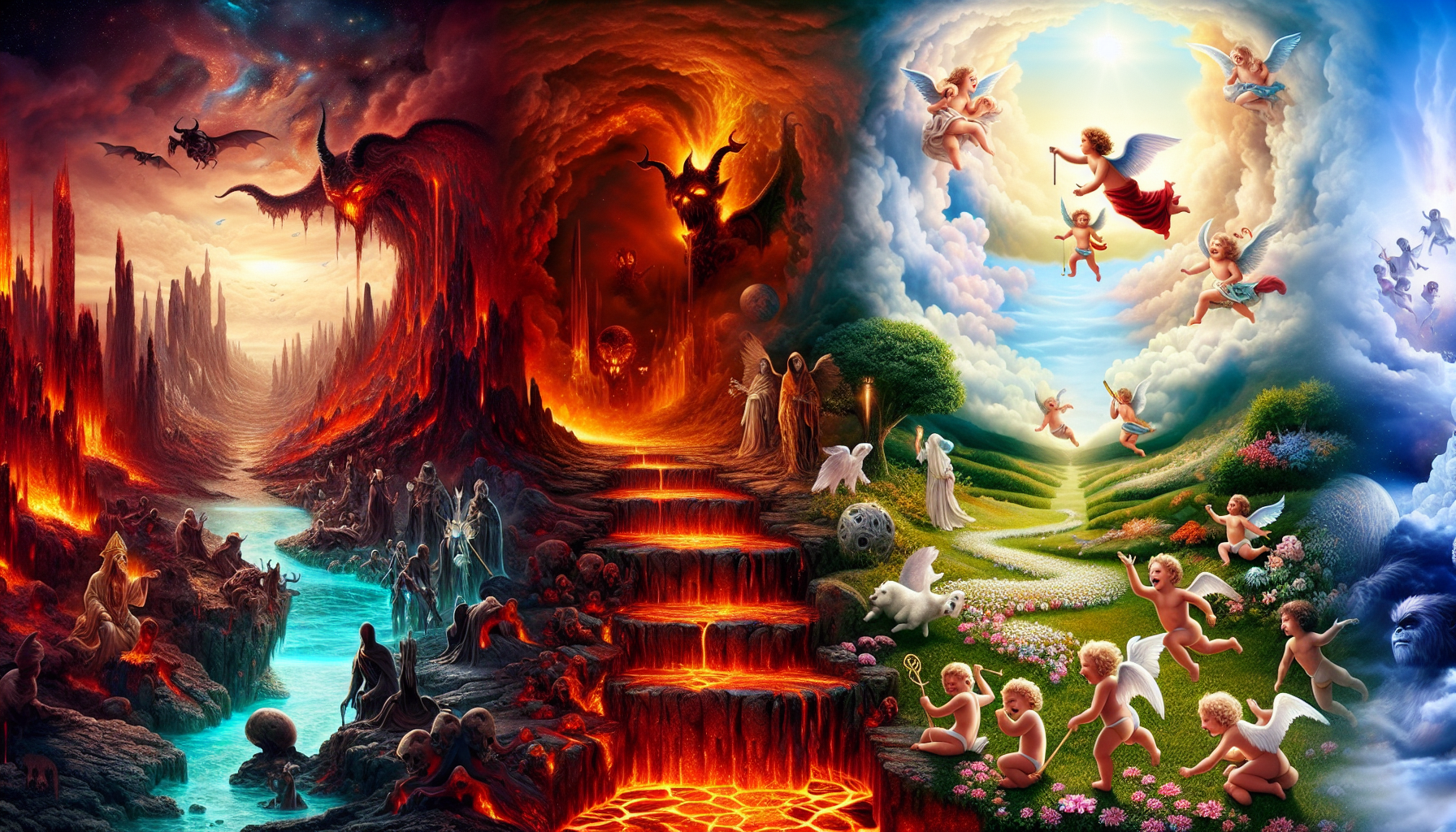 heaven hell other realms