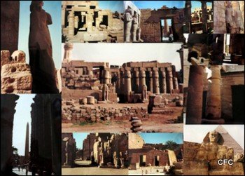 egyptian collage